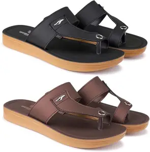 BERSACHE Extra Soft Classic Casual Flip Flops for Women with Regular wear | Ultra Soft & Flexibility Technology | HT-Flip Flop-6157-6158 Multicolor