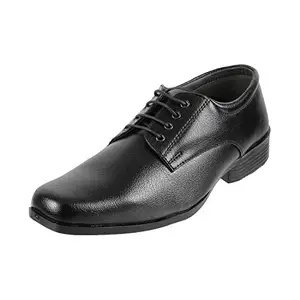 Walkway by Metro Brands Men's Black Formal Shoes (19-5936)