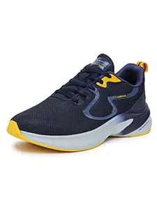 ABROS Men's Andrew ASSG1153 Sports Shoes -Navy/Mustard -7UK