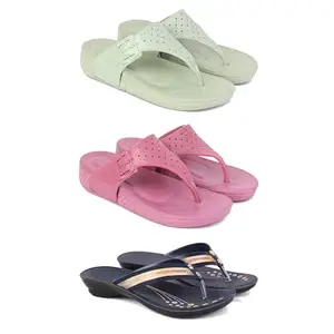 Women's Comfortable Sandal,Casual Lightweight Sandal for Everyday Wear | (COMBO-3)-1983-1984-1957-8-EURO-39