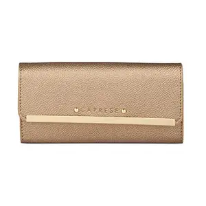 Caprese Faux Leather Womens Winslet W Large Bronze Mettalic Wallet