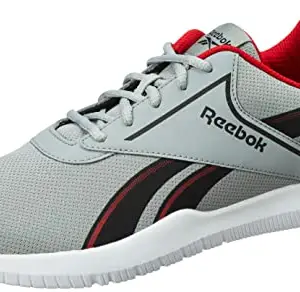 Reebok Men Synthetic/Textile Austin 2.0 M Running Shoes Flat Grey/Black/Vector RED UK-7