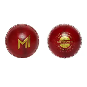 adidas playR x Mumbai Indians Super Tournament Leather Ball Pack of 2 - Red