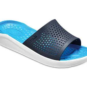 Crocs Unisex-Adult Literide Slide Navy Flip-Flops-5 Men/ 6 UK Women (M6W8) (205183-462)