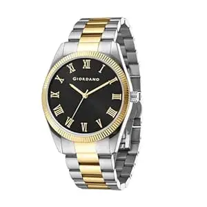 Giordano Classic Formal Analog Watch for Men with Stainless Steel Strap and Roman Numeric Indices -GZ-50112
