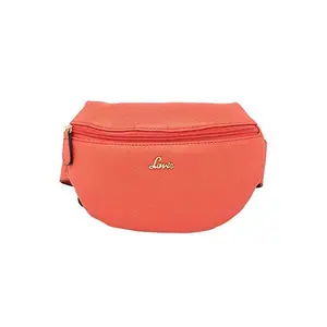 Lavie Synthetic Jangaa Bum Bag Women's Wallet (Coral)