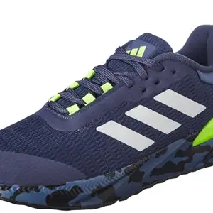 adidas Mens LightRun Edge Force SHANAV/ZEROMT/PRLOIN/LUCLEM Running Shoe - 7 UK (IU6464)