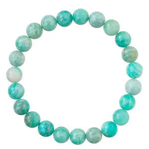 S R TRADERS Amazonite Bracelet for Women Men's Gifts - Protection Healing Crystal Bracelet - 8mm Gemstone Beaded Adjustable