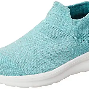 Bourge Micam-410 Aqua and Silver Running Shoes - 5 UK (37 EU) (6 US) (Micam-410-05)