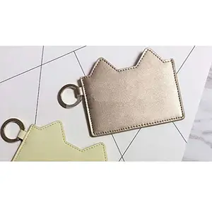 MOOSETOE 5pcs Clear Acrylic Purse Stencil Template Handmade Leather Wallet Card Bag for Women Girl