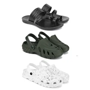 DRACKFOOT Men's Sandals | Lightweight Wear| Stylish & Easy to Wear For Men'sGR-SAN-(3-COMBO)-3152-3137-3057-7