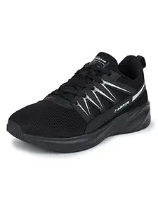 ABROS Men's Jolt ASSG1266 Sports Shoes_Black/D.Grey_8UK