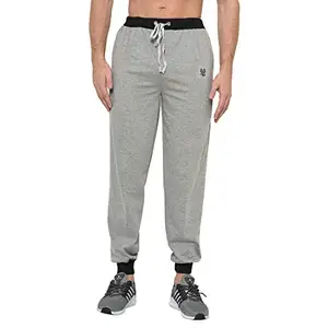 VIMAL JONNEY Men's Regular Fit Trackpants (D9MELANGE-0001-XL_Grey_X-Large)
