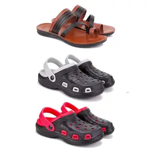DRACKFOOT Men's Sandals | Lightweight Wear| Stylish & Easy to Wear For Men's GRT-SAN-(3-COMBO)-3151-3018-3017-9