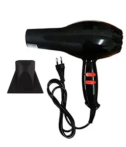 RiNEZA CREATiON CREATiON Men and Women’s Professional Stylish Hair Dryer With 2 Speed and 2 Heat Setting, 1 Concentrator Nozzle and Hanging Loop (2888, 1800 Watt, Black).