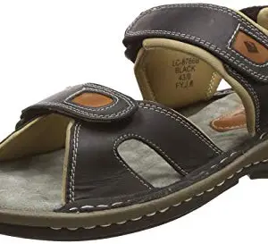 Lee Cooper Men's LC8766BR Black Sandal-6 Kids UK (LC8766BRBLACK)