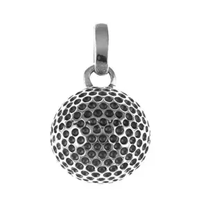 FOURSEVEN Jewellery 92.5 Sterling Silver Pendant | On the Green Golf Ball Pendant, Fits in Necklace for Men and Women (Gifts for Him/Her)