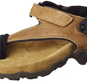 Woodland Men's Camel Leather Sandal-6 UK (40 EU) (OGD 1131112NW)