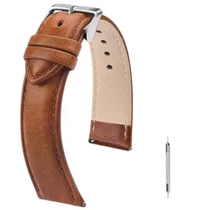 Olifin Gradient Brown Colors for Quick Release Leather Watch Band, Axus Leather Watch Strap 18Mm
