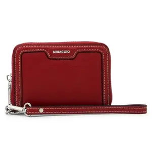 Miraggio Nola Zip Around Wallet for Woman with Detachable Wristlet|Women Wallet|Gift Items for Women