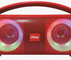 CYOMI CY-660 Wireless Bluetooth Party Speaker - Dual RGB Lights, 10W Boost Output, Splash-Proof, Portable