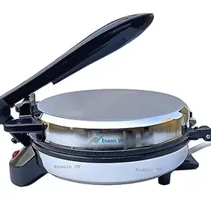 Enamic UK Roti Maker Original Non Stick PTEE Coating TESTED, TRUSTED & RELIABLE Chapati/Roti/Khakra Maker || Stainless steel body || Shock Proof Heavy Duty Non Stick || DG54