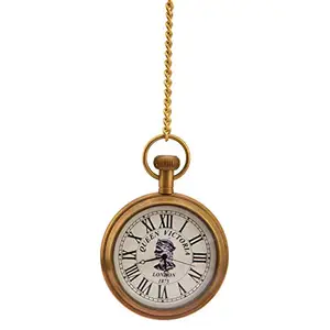 Vintage Collection Brass Pocket Watch VC 0223