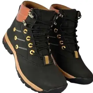 Trendy Men's Black Casual Shoes-6