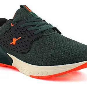 Sparx Men SM-666 Forest Green Neon Orange Sports Shoes