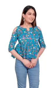 Womens Cotton Printed Top