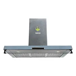 Faber 3in1 Chimney with Air purifier & Fan, 90 cm, 1095 m³/hr (AEROSTATION SPARKLE 3D TC AS 90, 3 Baffle Filter, Touch Control, Anitque Silver)