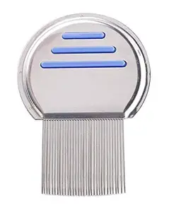 KOCCIDO Steel Lice Treatment Comb for Head Lice/Lice Egg Removal Comb Silver