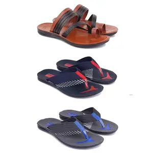 Men's Sandals | Lightweight Wear| Stylish & Easy to Wear For Men's PCV-SAN-(3-COMBO)-3151-3130-3132-7