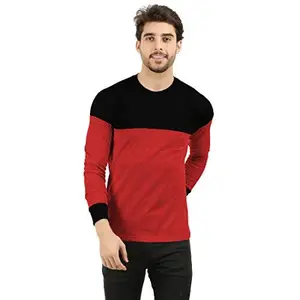 THE ARCHER Men's Cotton T-Shirt (X-Large) RED Black