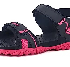 Sparx Women's Black Pink Sport Sandal-8 Kids UK (SS0638L)
