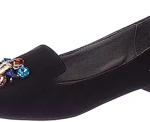 Inc.5 Women's Black Flat Shoes-39/08 (800086)