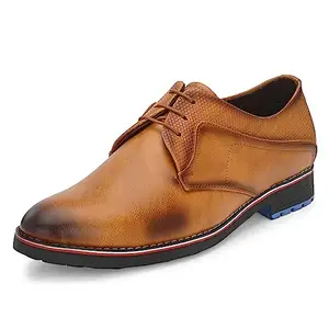Centrino Formal Shoe for Men | Soft Cushioned Insole for All-Day Comfort | Stylish & Elegant Design | Perfect for Office, Business Casual & Formal Attire 6457-3_Tan_9