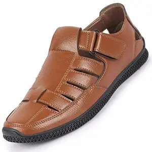 FAUSTO Men's Tan Sandals FST 3359-42