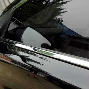 DS ENTERPRISE Lower Window Garnish Chrome for Toyota Rumion All Models - Chrome Color (Pack of 4)