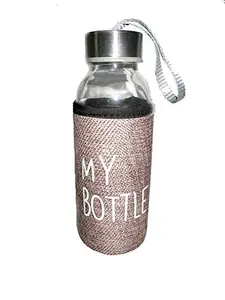 Aainaa My Bottle Water With Cover Transparent Bottle For Men And Women