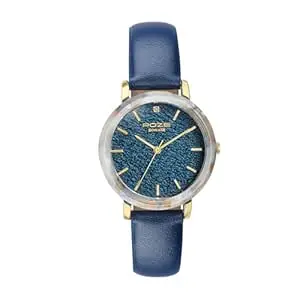 Sonata Poze 8 Quartz Analog with Blue Dial Blue PU Leather Strap Watch for Women - SP80165KL02W