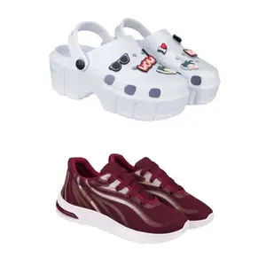 ZENWEAR Extra Soft Classic Casual wear with Ultra Soft Flexibility Technology Heels for Women's/Girl's(2013+2020)(6) Multicolor