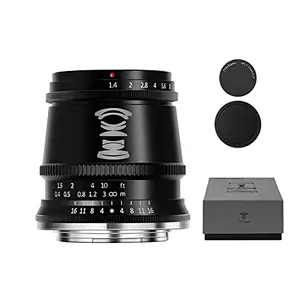 TTArtisan TTArtisan 17mm F1.4 APS-C Cameras Lens Manual Focus MF Compatible with Fuji X Mount Camera X-A1,X-A10, X-A2, X-A3, X-A5, X-A7, X-M1, X-M2, X-H1, X-T1