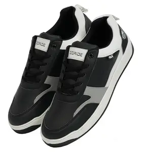 GO RIDE Noise Sports Running Shoes for Men, Lightweight, Engineered for Speed and Stability, Sports Shoes for Men (Black, UK Footwear Size System, Adult, Men, Numeric, Medium, 6)