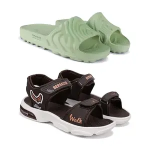 BERSACHE Stylish Wedge Sandal for Men-6049-2019 Multicolor