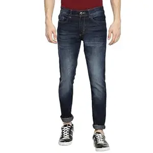 The Indian Garage Co Men Slim Fit Solid Mid-Rise Jeans