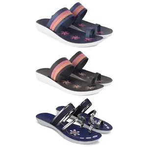 Women's Sandals | Lightweight Wear| Stylish & Easy to Wear For Women'S PCV-SAN-(COMBO-3)-1991-1992-1945-7