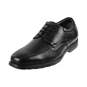 Mochi Men Black Leather Lace-up Shoes 7-UK (41 EU) (14-1183)