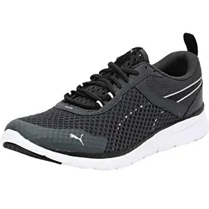 Puma unisex-adult Flex Essential Pro Dark Shadow-Puma Black Running Shoe - 5 UK(36527213)