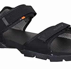 Sparx Men's Black Outdoor Sandals-8 UK (42 EU) (SS0119G_BKBK0008)